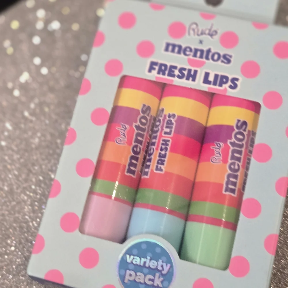 RUDE Cosmetics X Mentos Fresh Lip Balm‎ Variety Pack